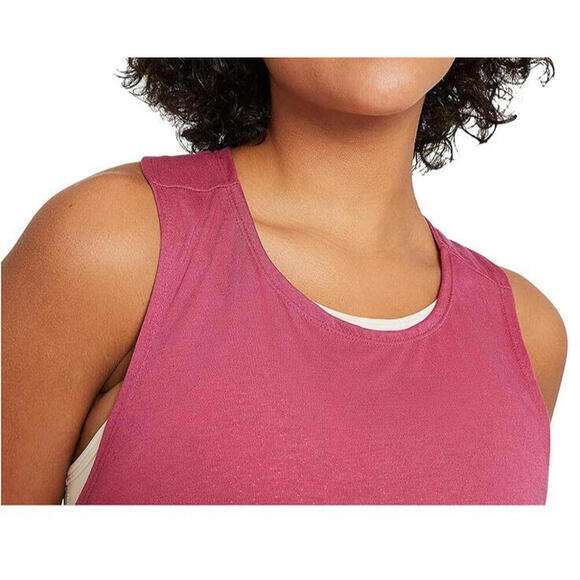 Nike Women's Yoga Mesh Twist-Racerback Tank Top Red Size M - Picture 3 of 4